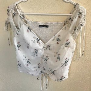 Abercrombie and Fitch white top